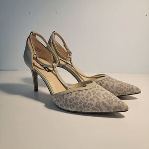 Violet and red paisley 7.5m women's heels